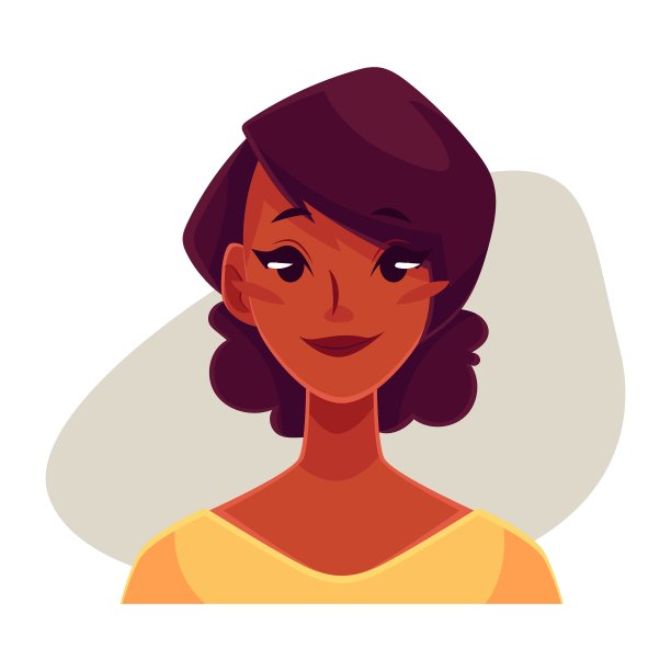 非洲女孩面无表情图片下载