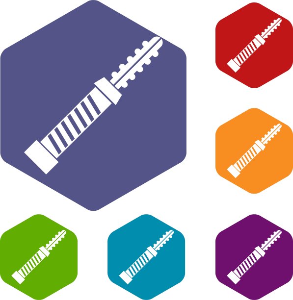 迷你电子水烟图标集图片下载