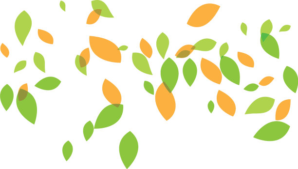 绿叶背景图标图片下载