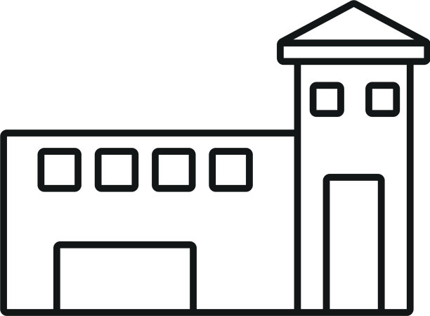 建立大学孤立的图标图片下载