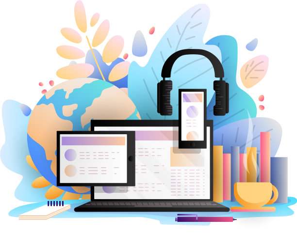 在线教育的概念图片下载