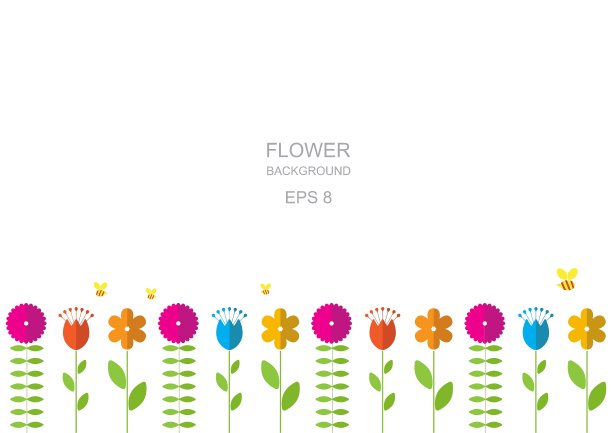 纸时尚扁花图案EPS8图片下载