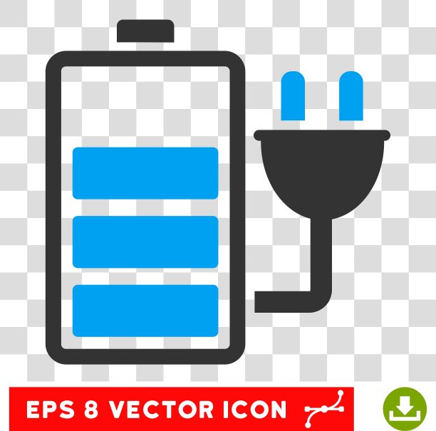 充电电池Eps图标图片下载