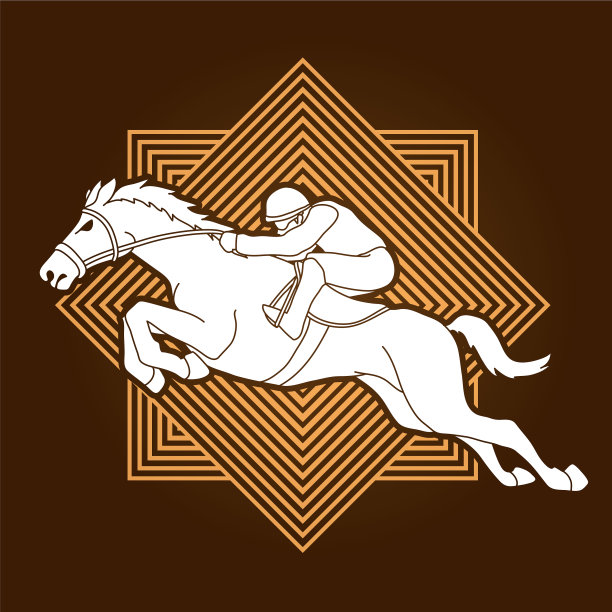 赛马与骑师赛跑的马图片下载