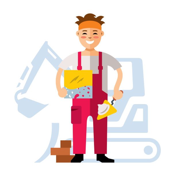 平铺式彩色卡通图片下载