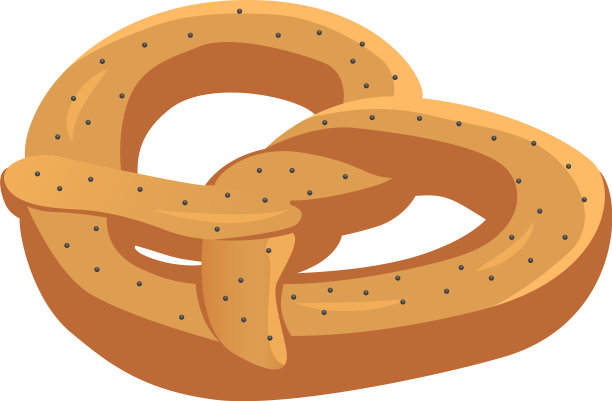 椒盐卷饼图标等距风格图片下载