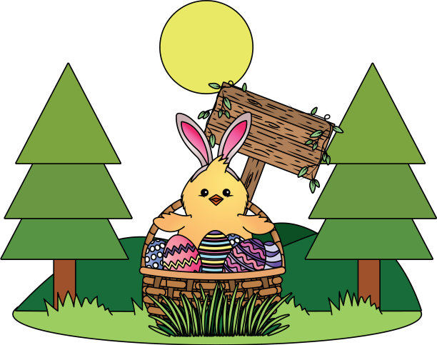 兔子耳朵的小鸡图片下载