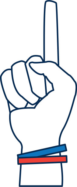 手先一指向上图片下载