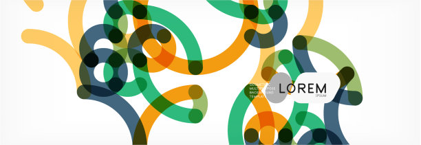 抽象色彩线条上的白色现代多彩图片下载