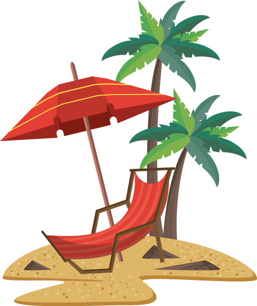 暑假旅行和假期漫画图片下载