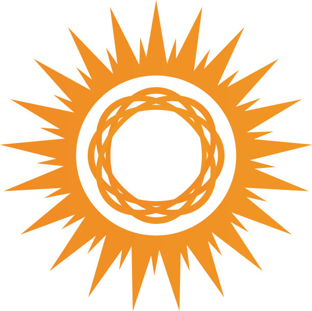 太阳标志通用图标模板图片下载