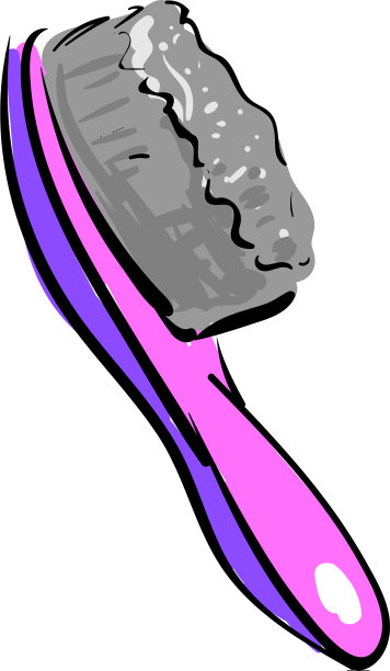 粉红色的发刷或颜色图片下载