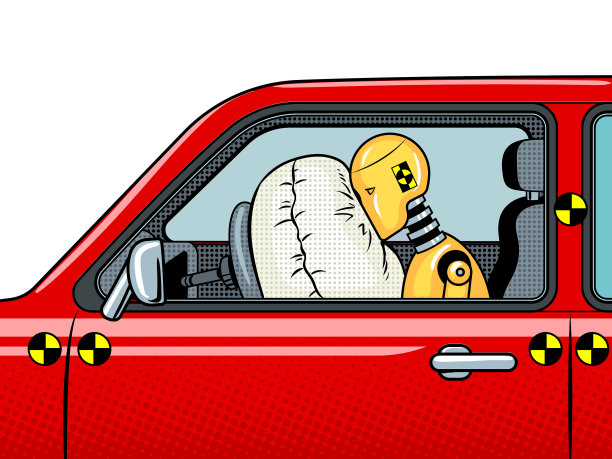 碰撞测试假人波普艺术图片下载