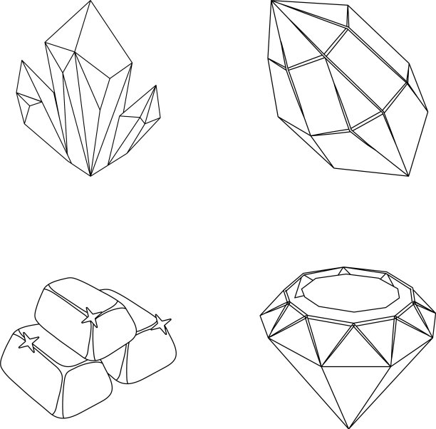 晶体矿物金条珍贵的矿物图片下载
