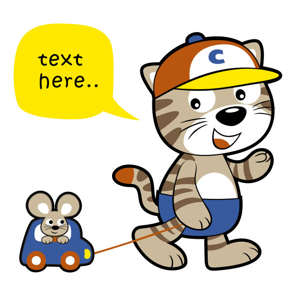 一只猫和一只老鼠图片下载