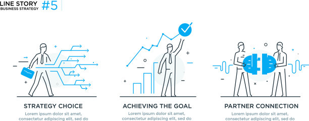 一套与商人的概念图片下载