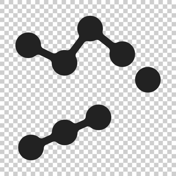 DNA图标医学分子平孤立图片下载