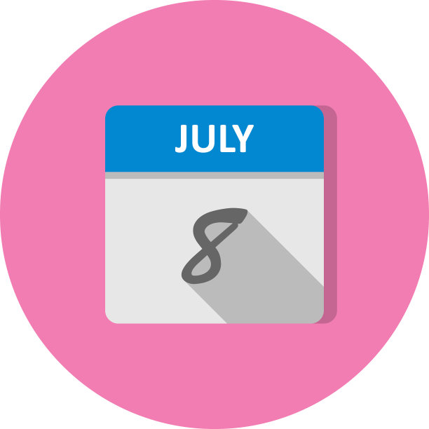 7月8日是单日日历图片下载