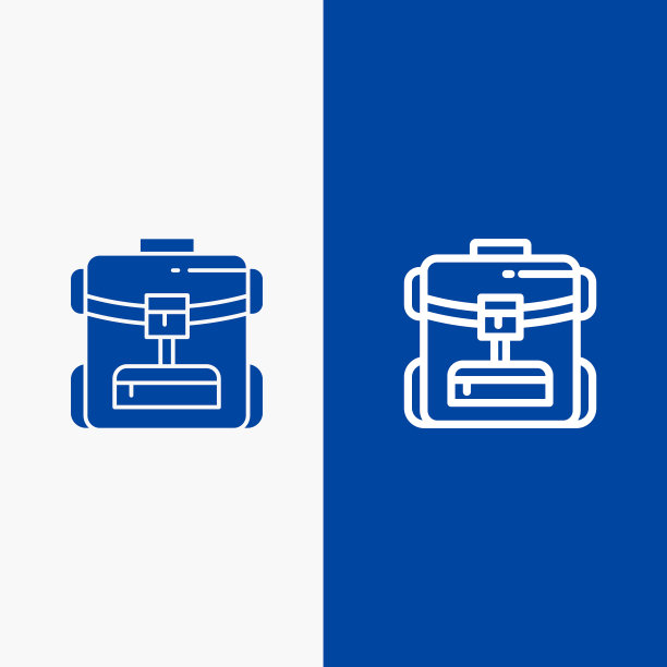 包背包服务酒店行和字形坚实图片下载