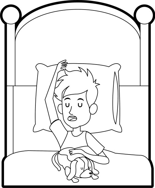 睡觉的人图标图像图片下载