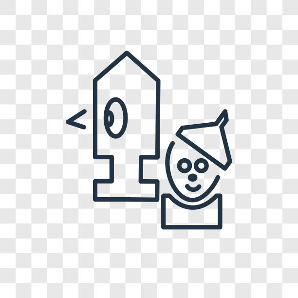 绿野仙踪的概念线性图标隔离上图片下载