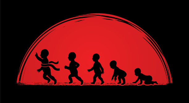 婴儿跑步步骤图图片下载