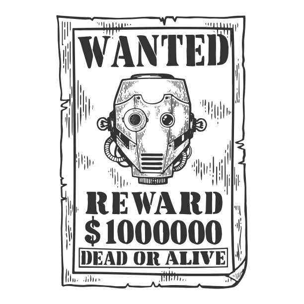 机器人雕刻海报图片下载