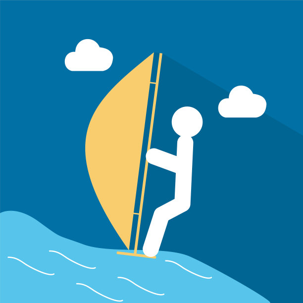 风帆图标集大平图标与图片下载