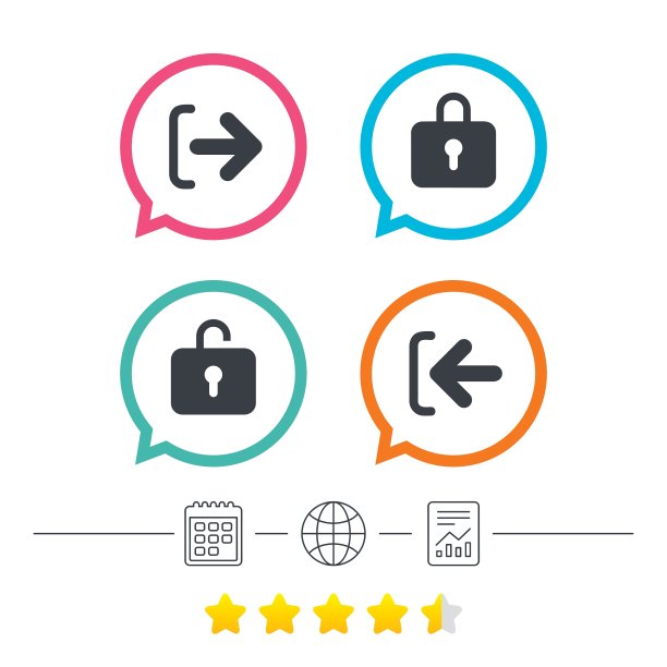 登录和注销图标登录图标锁定图片下载