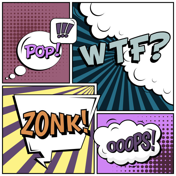 抽象创意概念漫画波普艺术图片下载