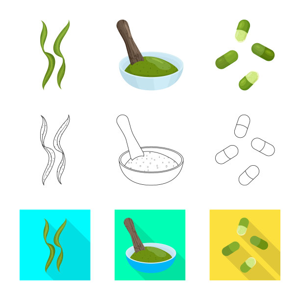 分离物体蛋白质和海标志图片下载