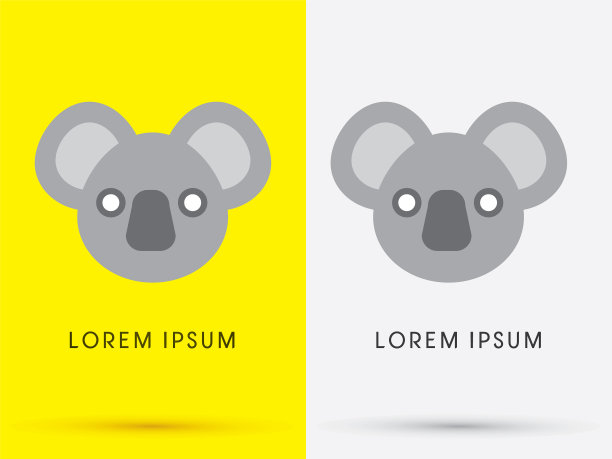 可爱的考拉熊脸图片下载