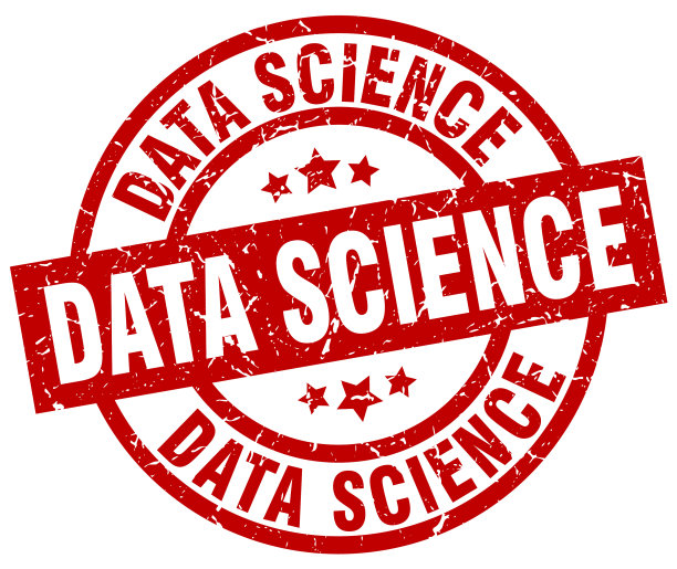 数据科学圆形红色垃圾邮票图片下载
