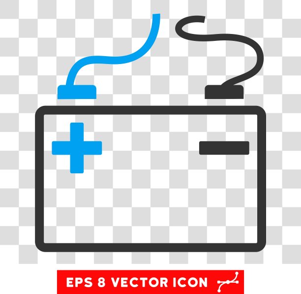 蓄电池Eps图标图片下载