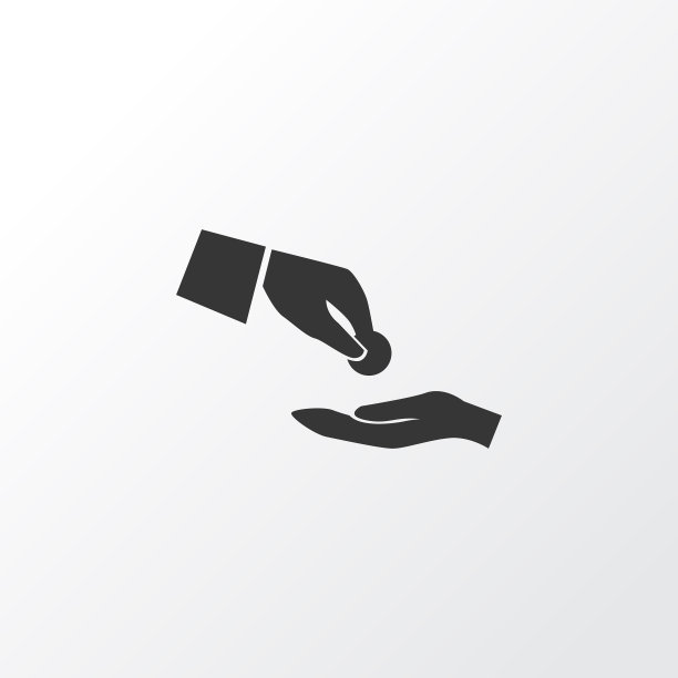 经济援助图标象征优质品质图片下载