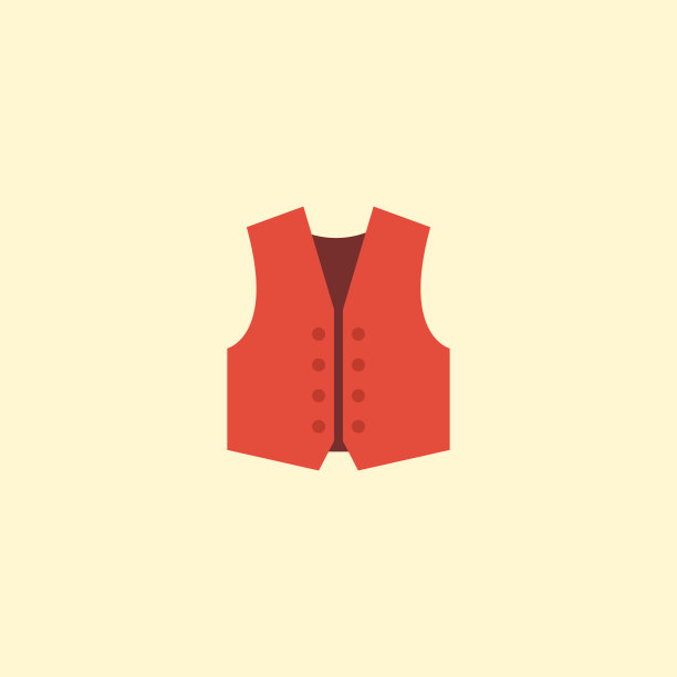 平图标背心元素的图片下载