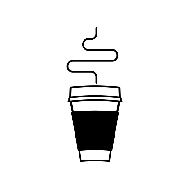 热咖啡杯图标图片下载
