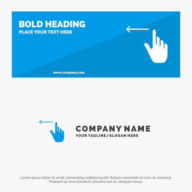 手指手势左手固体图标网站图片下载