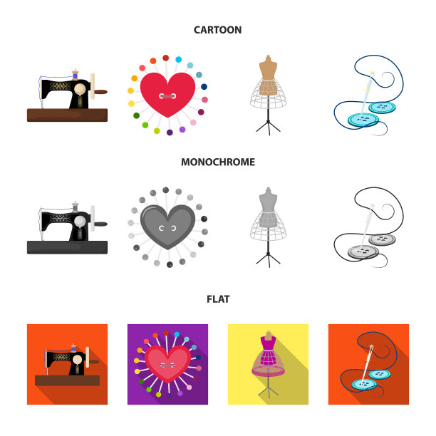 针线缝纫机针垫图片下载