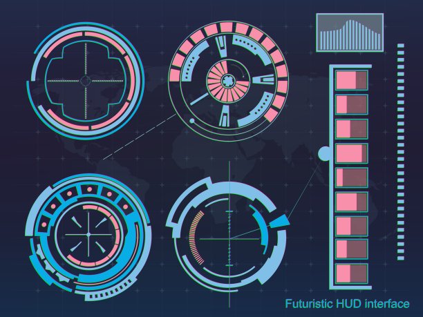 抽象未来概念未来的蓝色图片下载