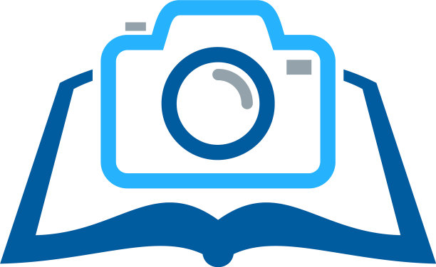 相机图书标志图标设计图片下载
