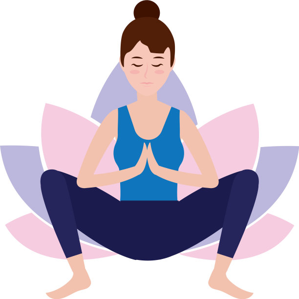 女人和瑜伽图片下载