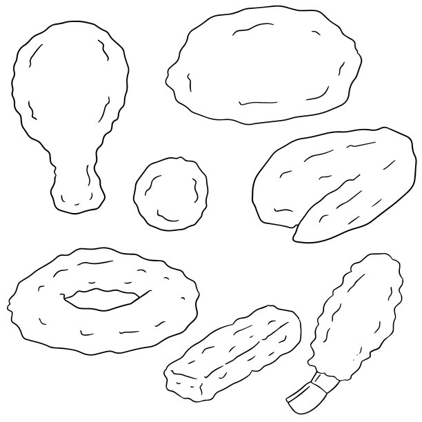 油炸食品集合图片下载