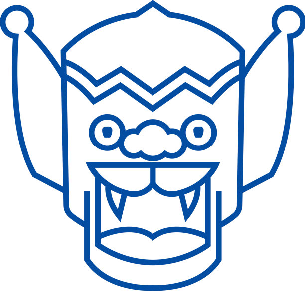 龙华线图标概念龙华平图片下载