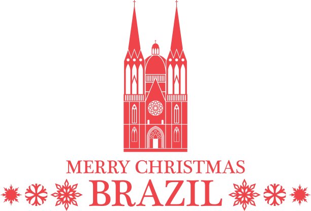 圣诞快乐巴西图片下载