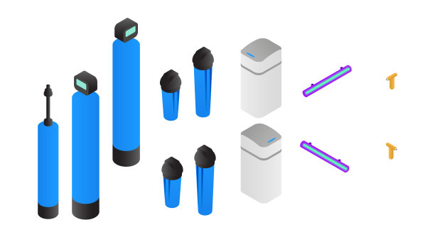 等距水过滤系统元件图片下载