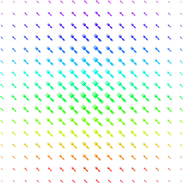 中耕耙状半色调谱效果图片下载