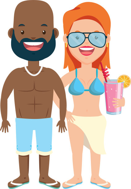 夏天人们图片下载