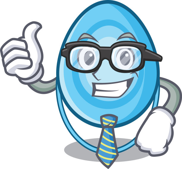 商人氧气面具卡通人物图片下载