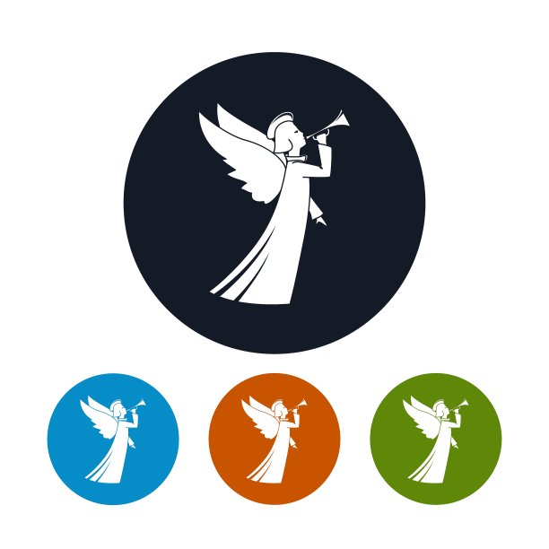 图标的圣诞天使图片下载